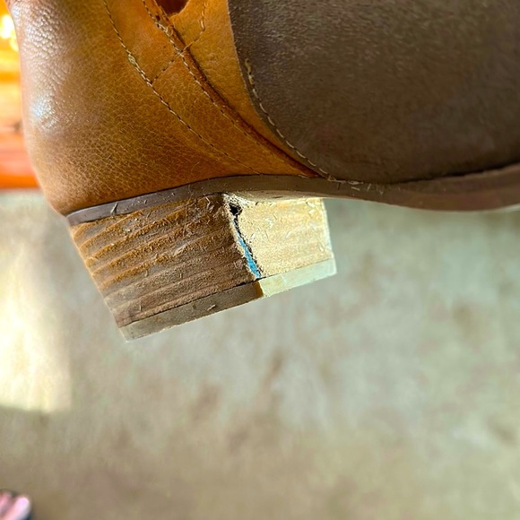 Free People Leather and Suede Booties Size 10 - Picture 5 of 11